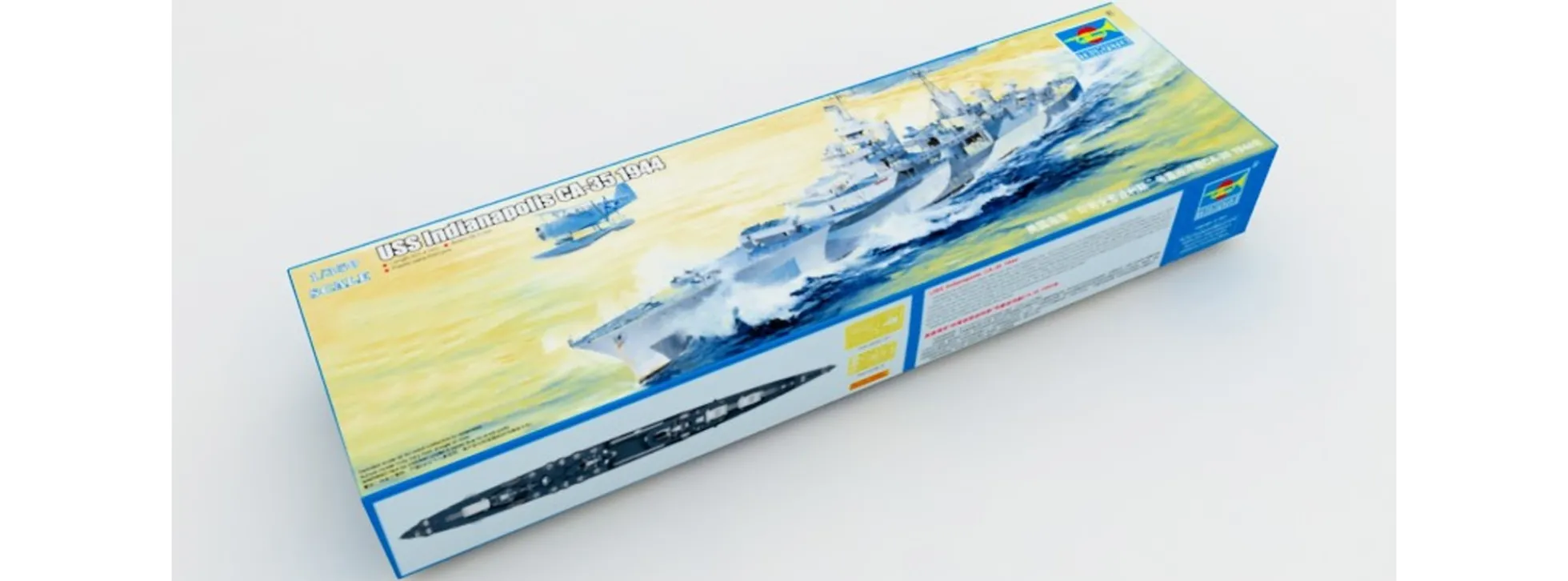 TRUMPETER 05327 USS Indianapolis CA-35 1944 | Schiffsmodell Bausatz 1:350