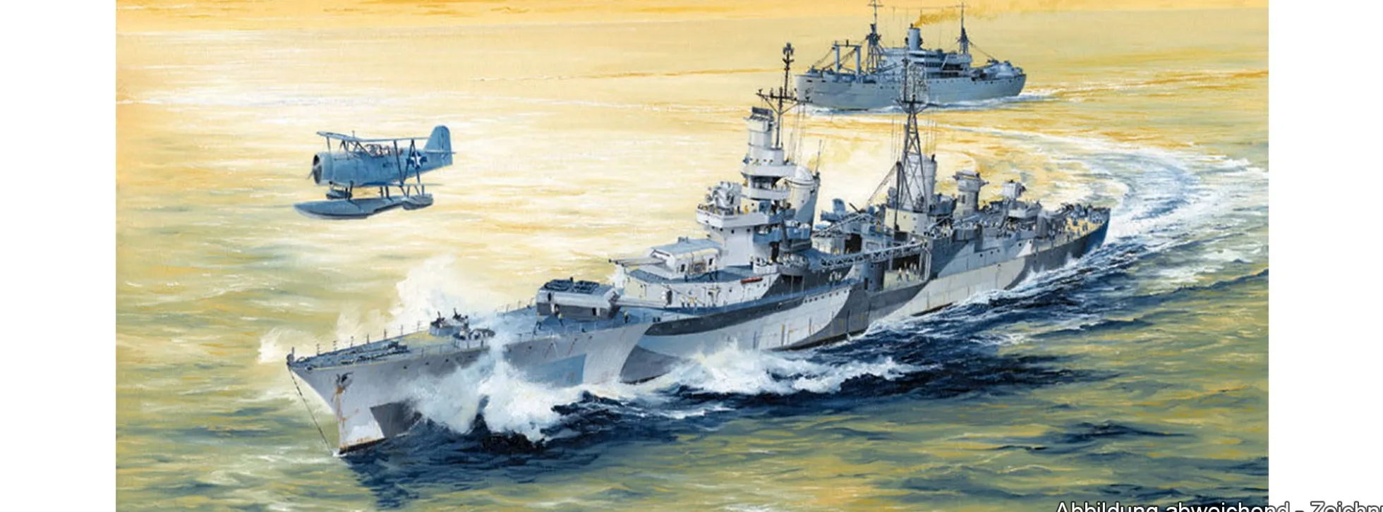 TRUMPETER 05327 USS Indianapolis CA-35 1944 | Schiffsmodell Bausatz 1:350
