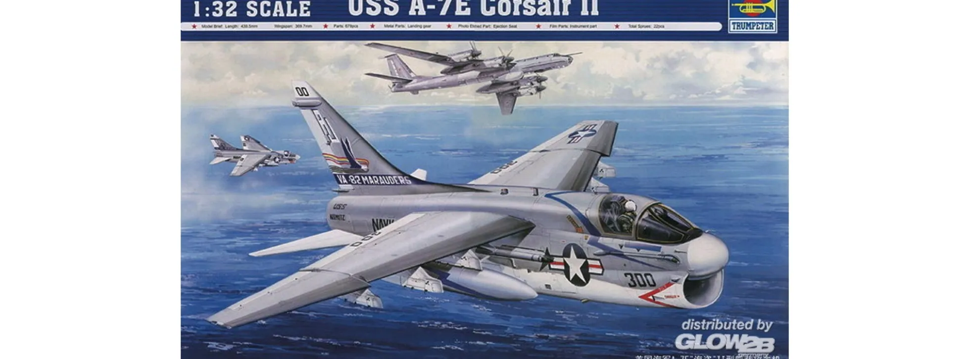 TRUMPETER 02231 Vought A-7E Corsair II | Flugzeug Bausatz 1:32