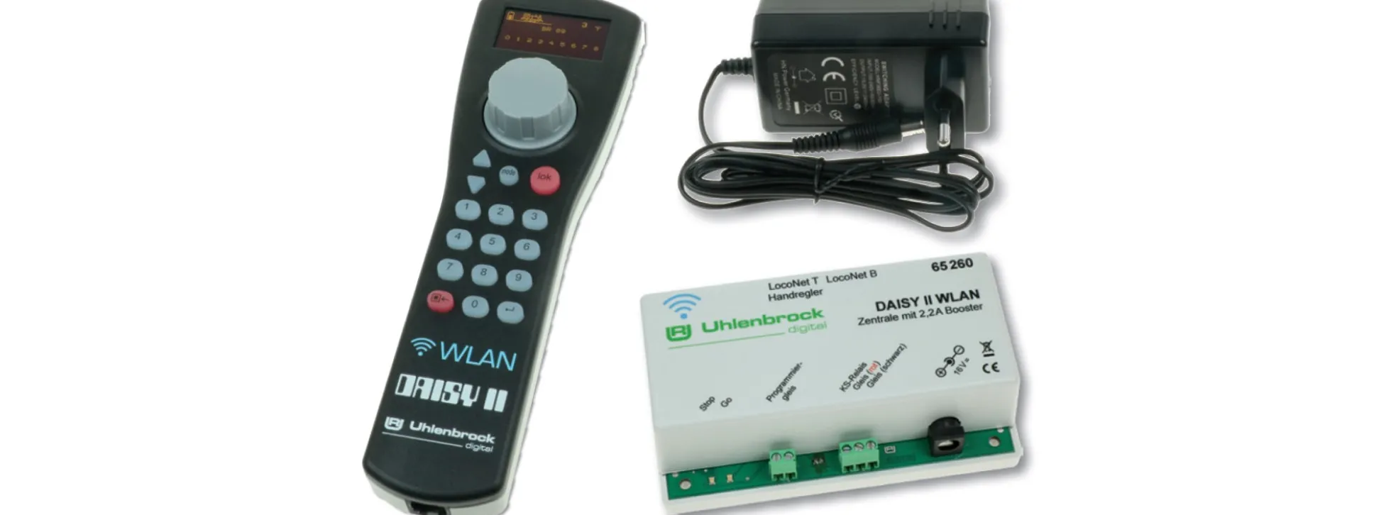 Uhlenbrock 64360 DAISY II WLAN DCC-Digitalset | digitales Einsteigersystem