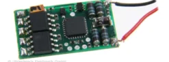 Uhlenbrock 76800 Funktionsdecoder mit Lötanschlüssen | 20 x 12 x 2,2 mm | DCC/MM | Spur H0