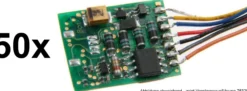 Uhlenbrock 74321 IntelliDrive ID 2 Lokdecoder 8-polig NEM 652 | 50 Stück Großpackung | Spur H0 / TT