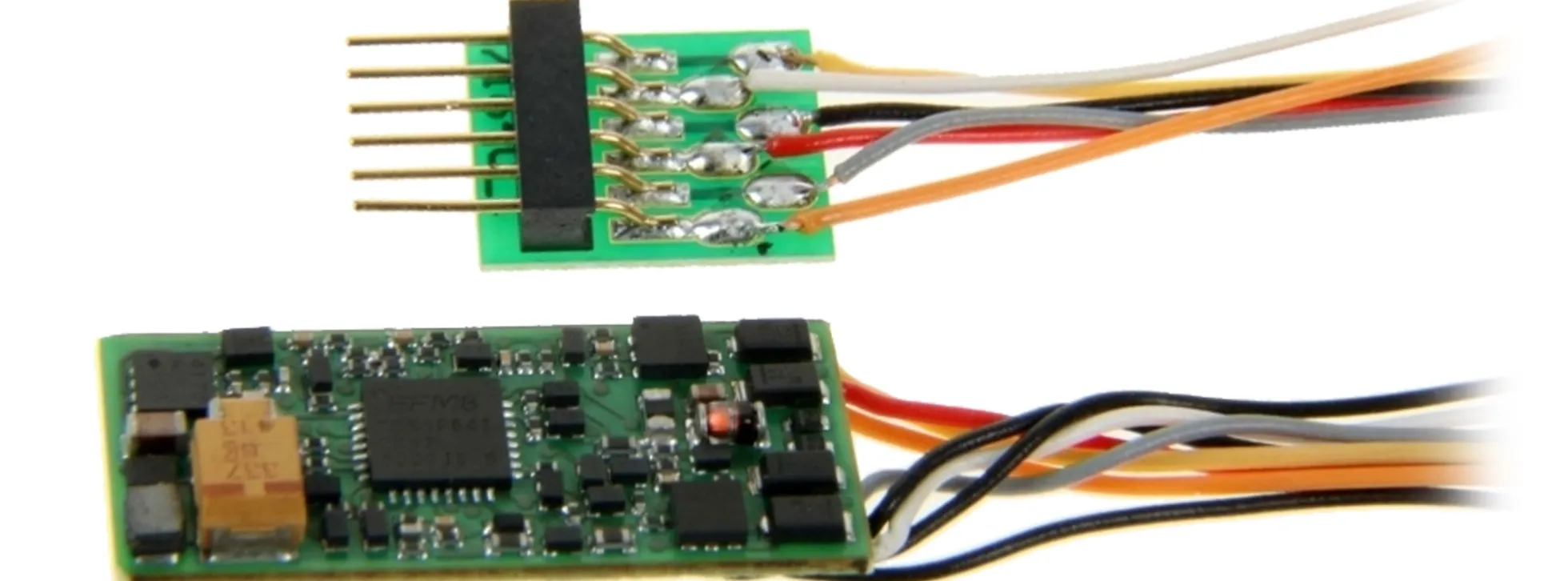 Uhlenbrock 33310 IntelliSound 6-Minidecoder | Leer | 6-polig | Spur N / TT / H0e / H0m