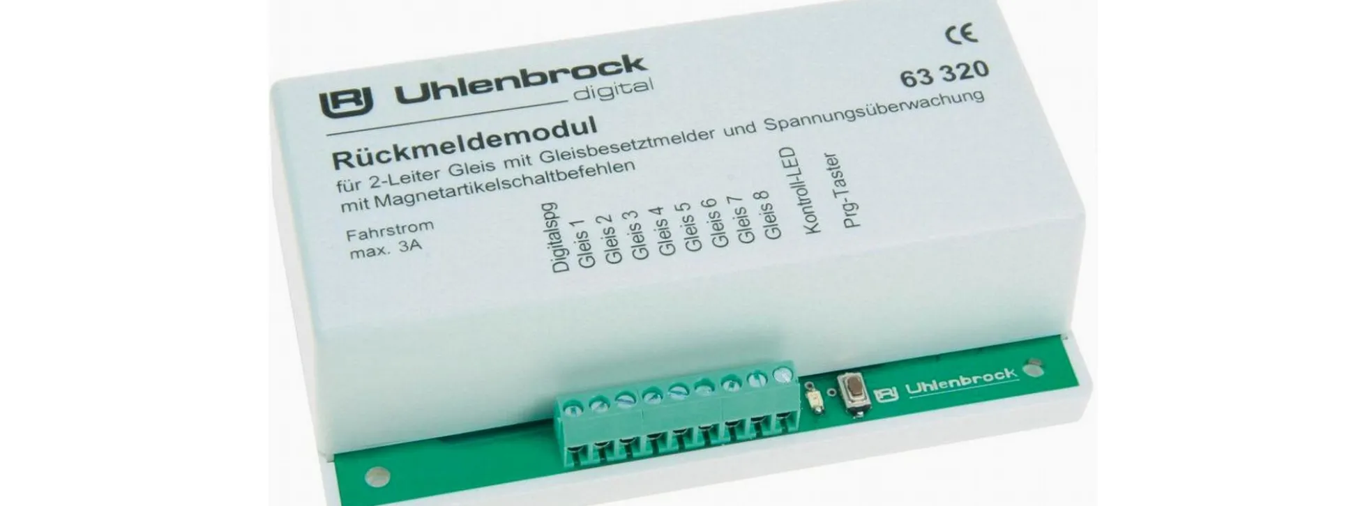 Uhlenbrock 63320 LocoNet Rückmeldemodul 2-Leiter Gleis