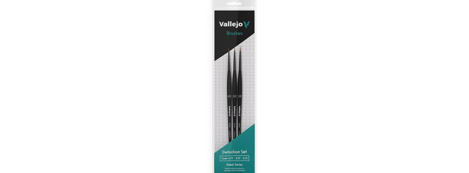 VALLEJO B02990 Detail Pinsel Definition Set | Modellbau Zubehör