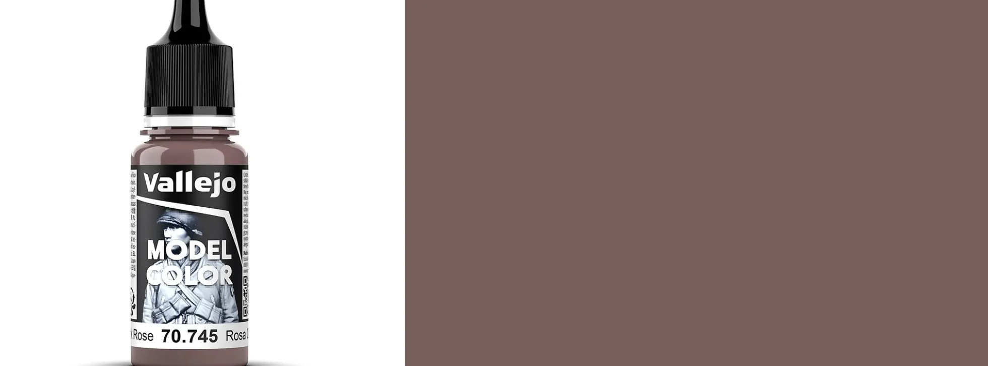 VALLEJO 70.745 Model Color Dunkelrosa | Inhalt 18 ml | Streichfarbe