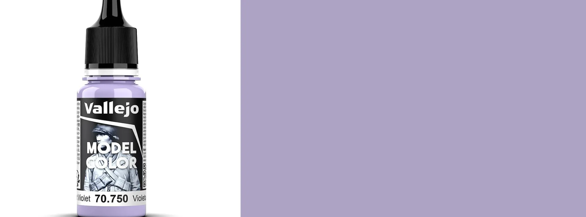 VALLEJO 70.750 Model Color Hellviolett | Inhalt 18 ml | Streichfarbe