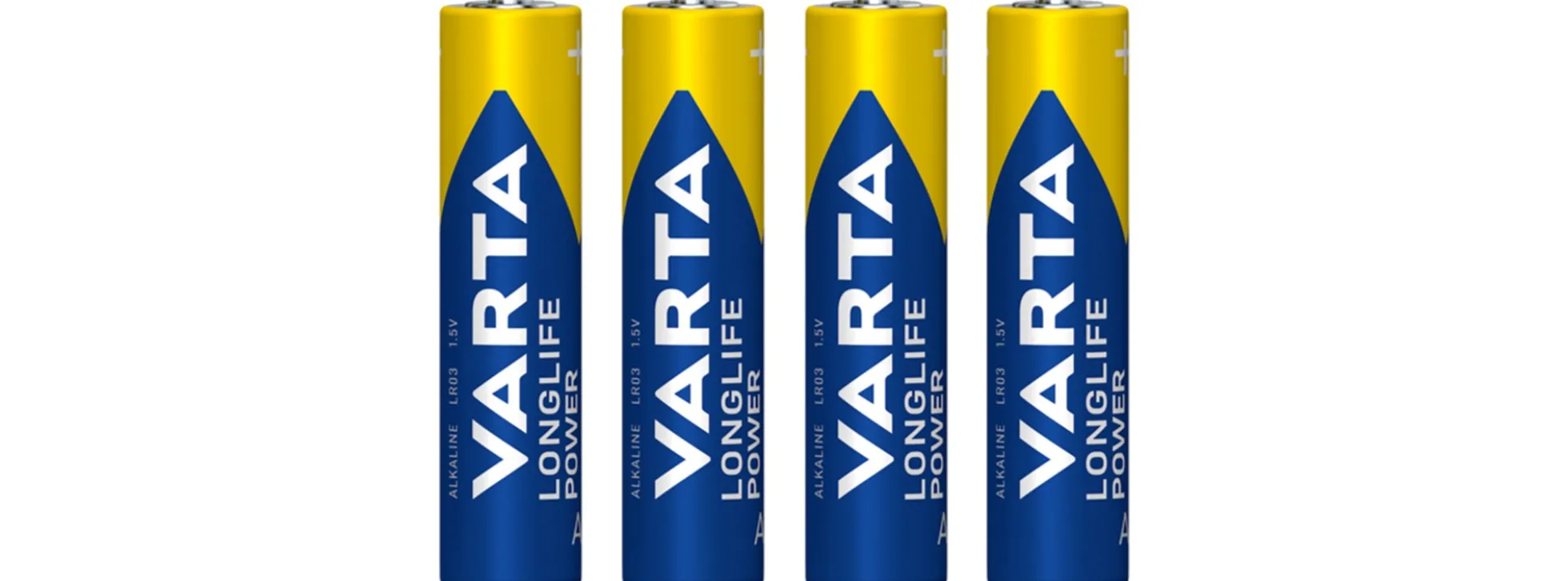 VARTA 4903 Batterien Typ AAA LR03 Micro | Longlife Power | 4 Stück