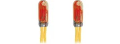 Viessmann 3502 Glühlampe rot | 2,3 mm | 12 Volt | mit Kabel | 2 Stück