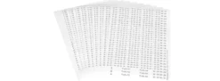 Viessmann 6848 Kabel-Beschriftungssatz | 1590 selbstklebende Etiketten