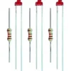Viessmann 3553 LED rot mit Vorwiderstand | 1,8 mm | 3 Stück