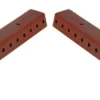 Viessmann 6843 Verteilerleiste für 2,5 mm Stecker | braun | 2 Stück | Elektrozubehör