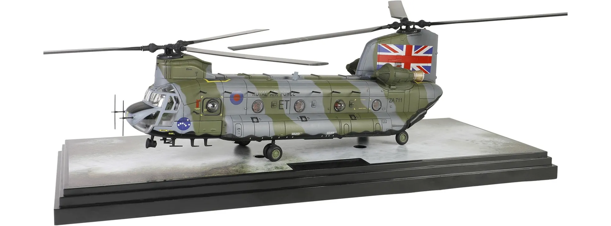 WALTERSONS 10065 Brit. Boeing Chinook MK 1 RAF Nr.7 | Hubschrauber-Modell 1:72