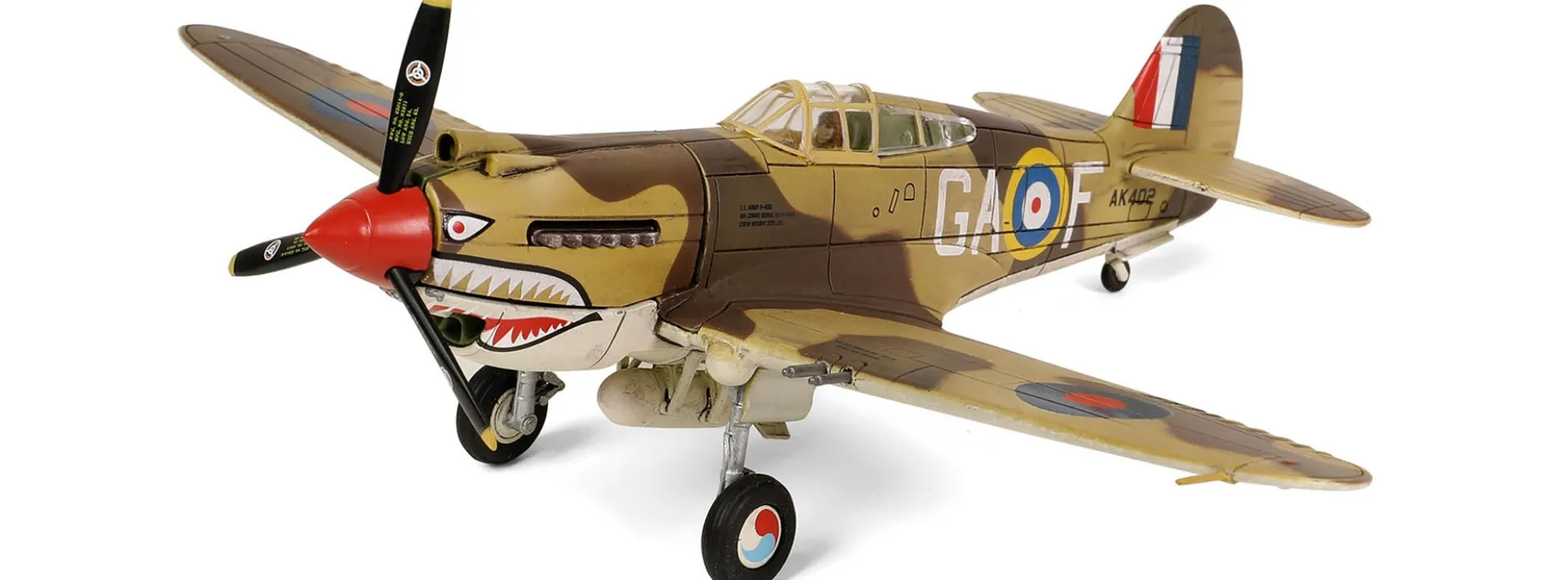 WALTERSONS 520010011 U.S. Curtiss P-40B Tomahawk Mk.IB RAF | Flugzeugmodell 1:72