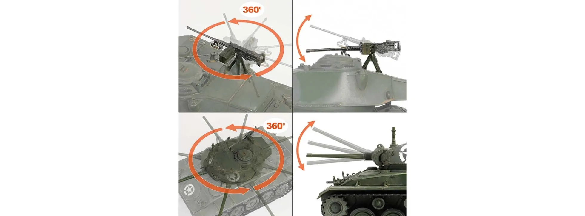 WALTERSONS 10060 US M24 Chaffee März 1945 | Panzermodell 1:32