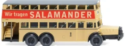 WIKING 097303 Berliner Doppeldeckerbus D 38 Bus-Modell 1:160