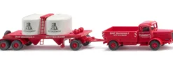 WIKING 053406 Büssing 8000 Chemikalienhängerzug Rosenkranz | LKW-Modell 1:87