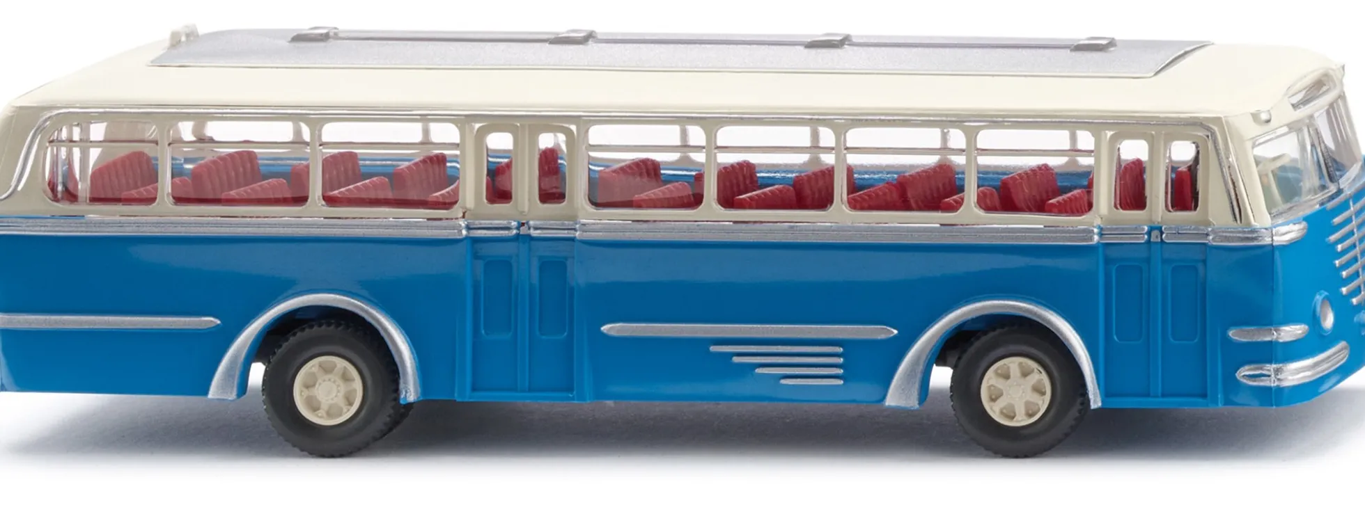 WIKING 072003 Büssing Trambus himmelblau/hellelfenbein | Busmodell 1:87