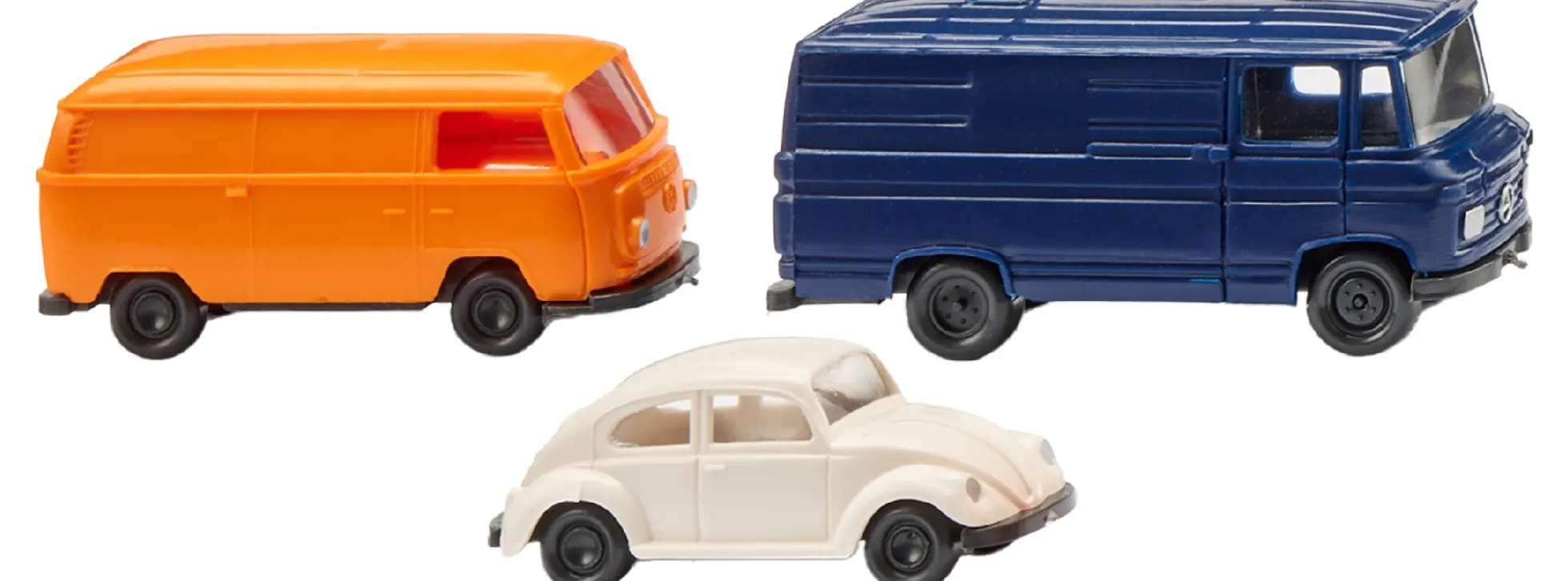 WIKING 090302 Ein Pkw und zwei Kastenwagen | Modellautos 1:160