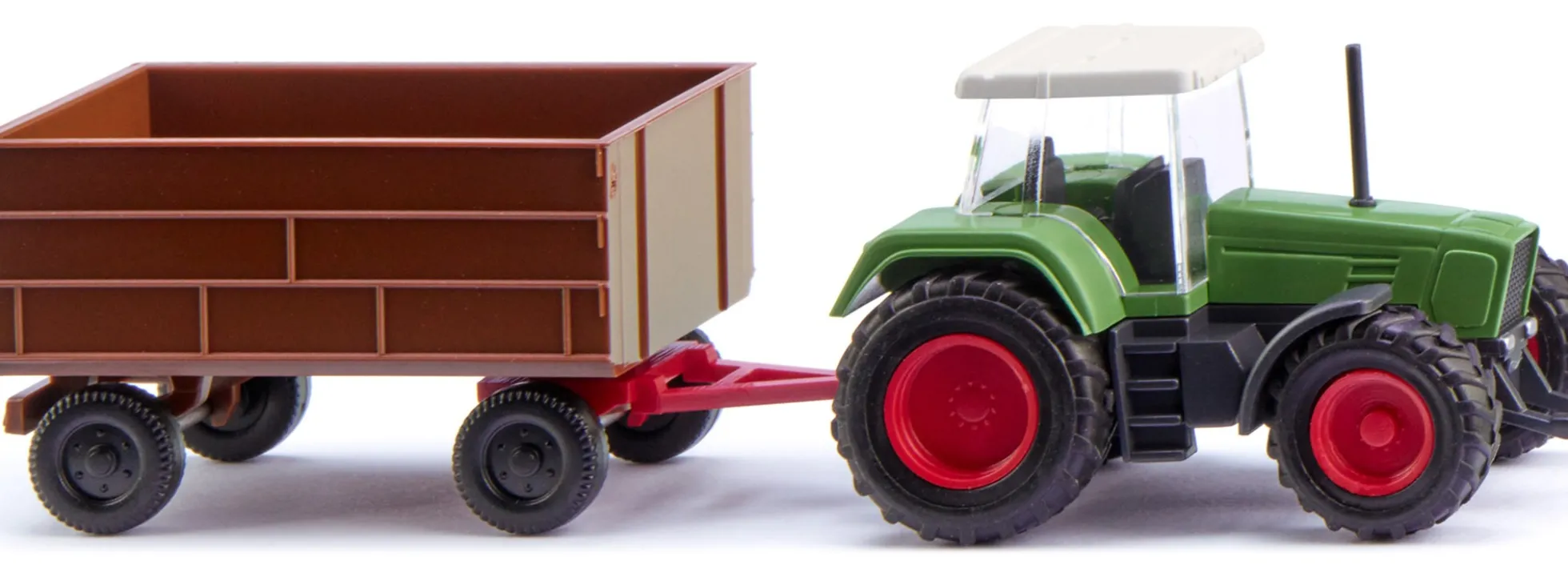 WIKING 096004 Fendt Favorit mit Anhänger | Landwirtschaftsmodell 1:160