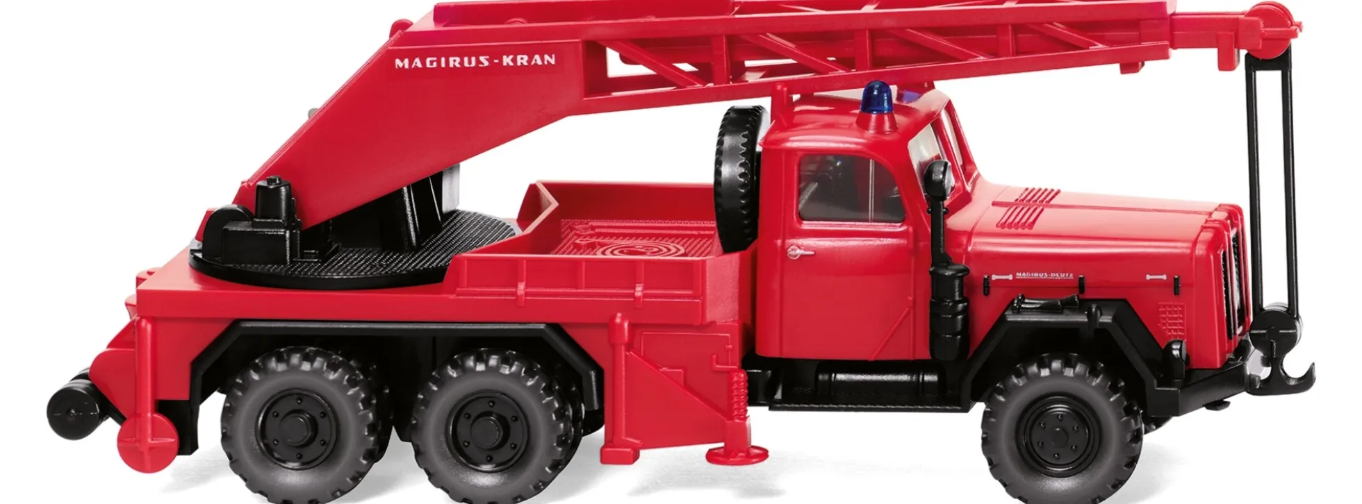 WIKING 086149 Feuerwehr - Kranwagen KW 15 Magirus Uranus | Blaulichtmodell 1:87