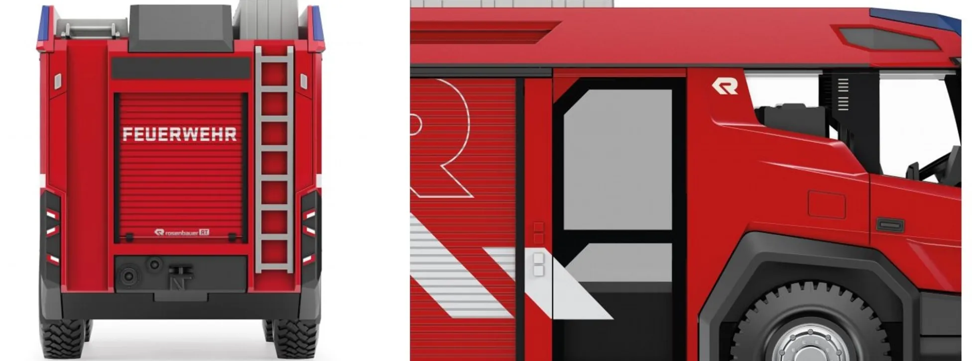 WIKING 043110 Feuerwehr - Rosenbauer RT R-Wing | Blaulichtmodell 1:43