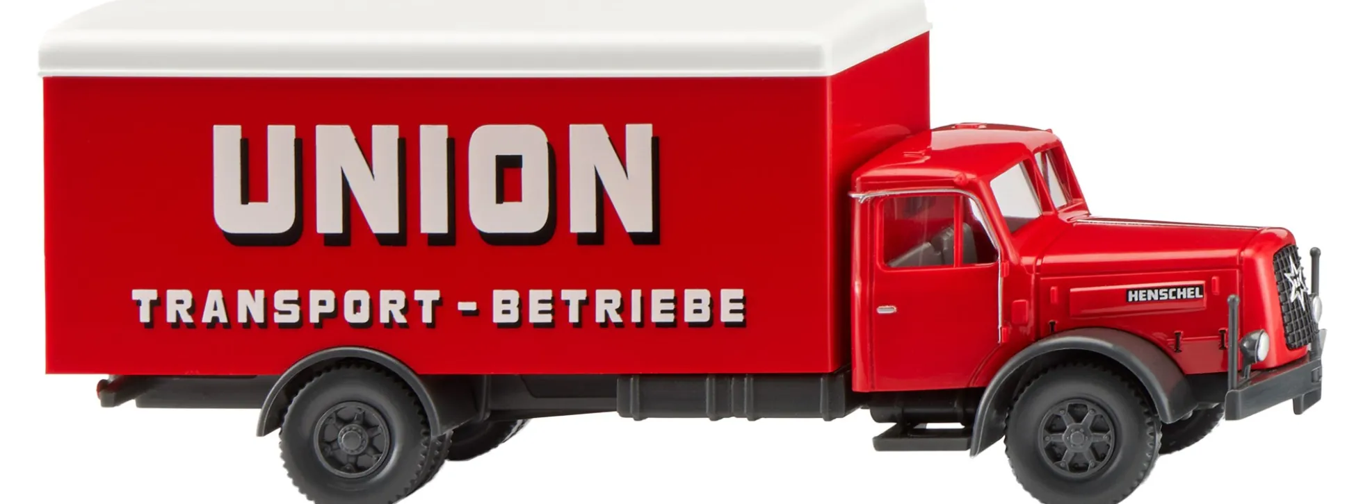 WIKING 041502 Henschel HS 140 Koffer-Lkw Union Tranport | LKW-Modell 1:87
