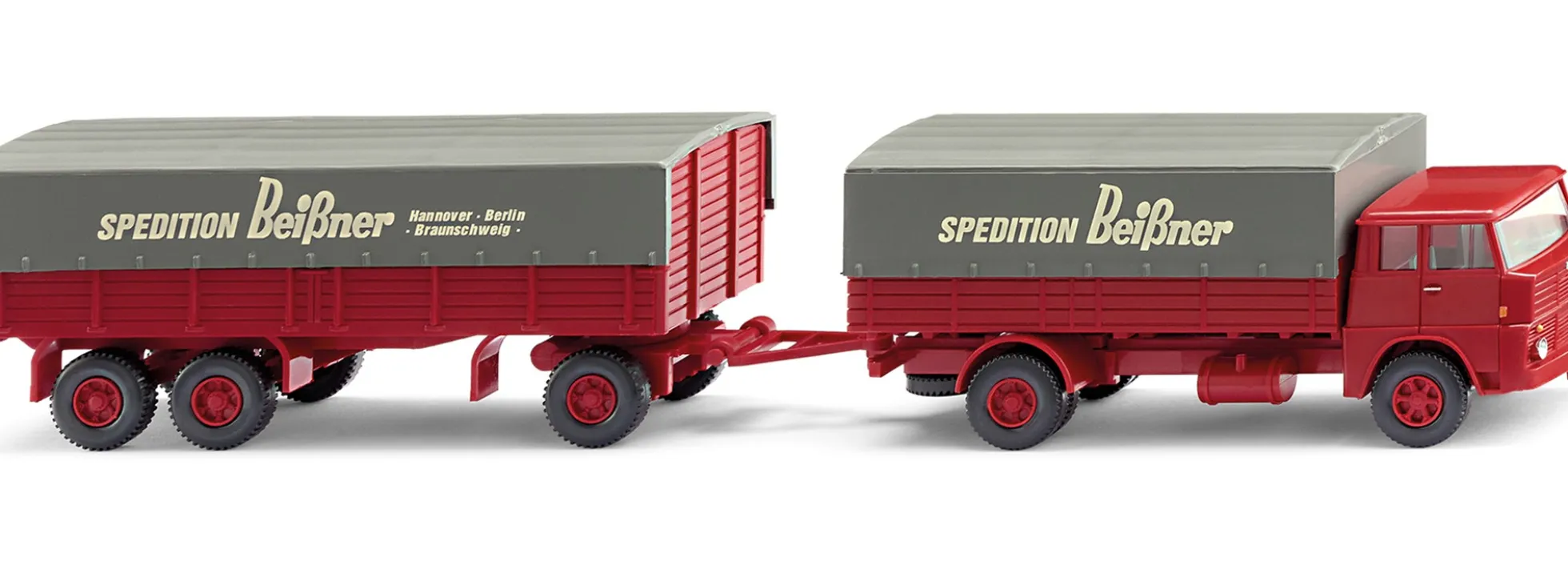 WIKING 041203 Henschel HS 14/16 Pritschenhängerzug | LKW-Modell 1:87