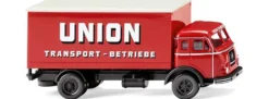 WIKING 042502 Henschel Koffer-LKW Union Transport | LKW-Modell 1:87