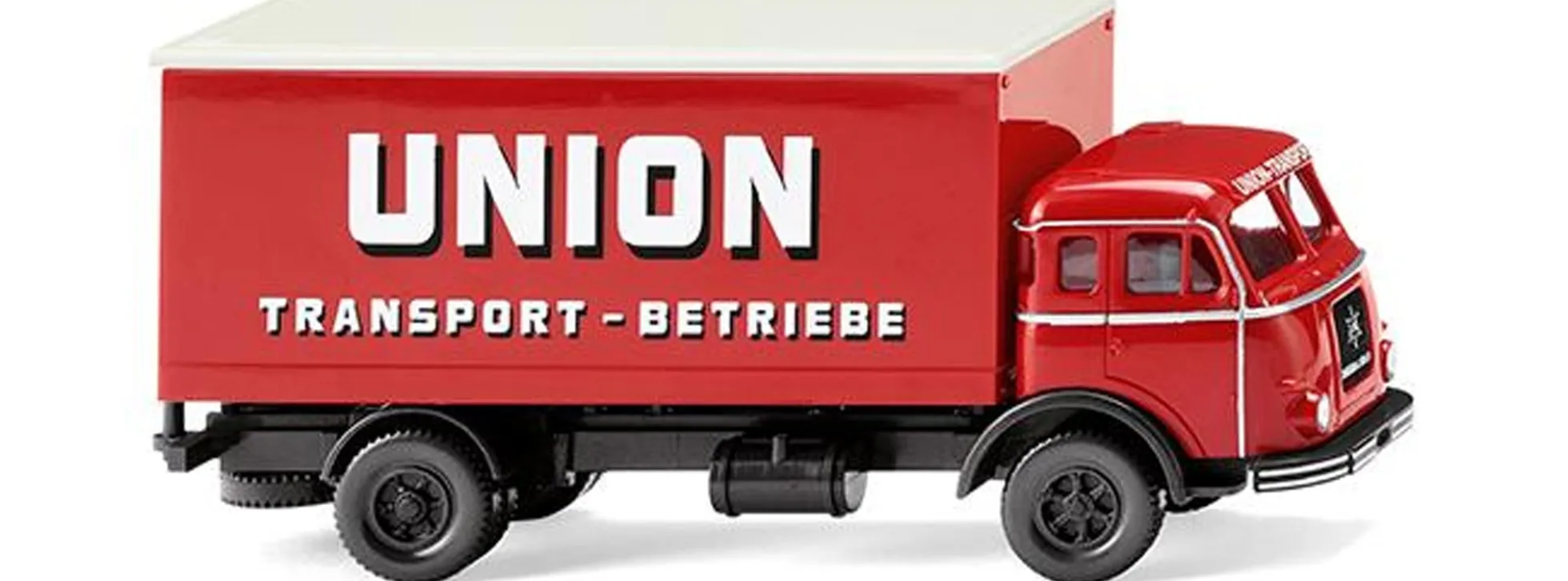 WIKING 042502 Henschel Koffer-LKW Union Transport | LKW-Modell 1:87