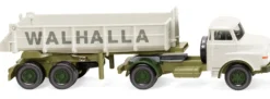 WIKING 067707 Hinterkippersattelzug (MAN) - Walhalla Kalk | LKW-Modell 1:87