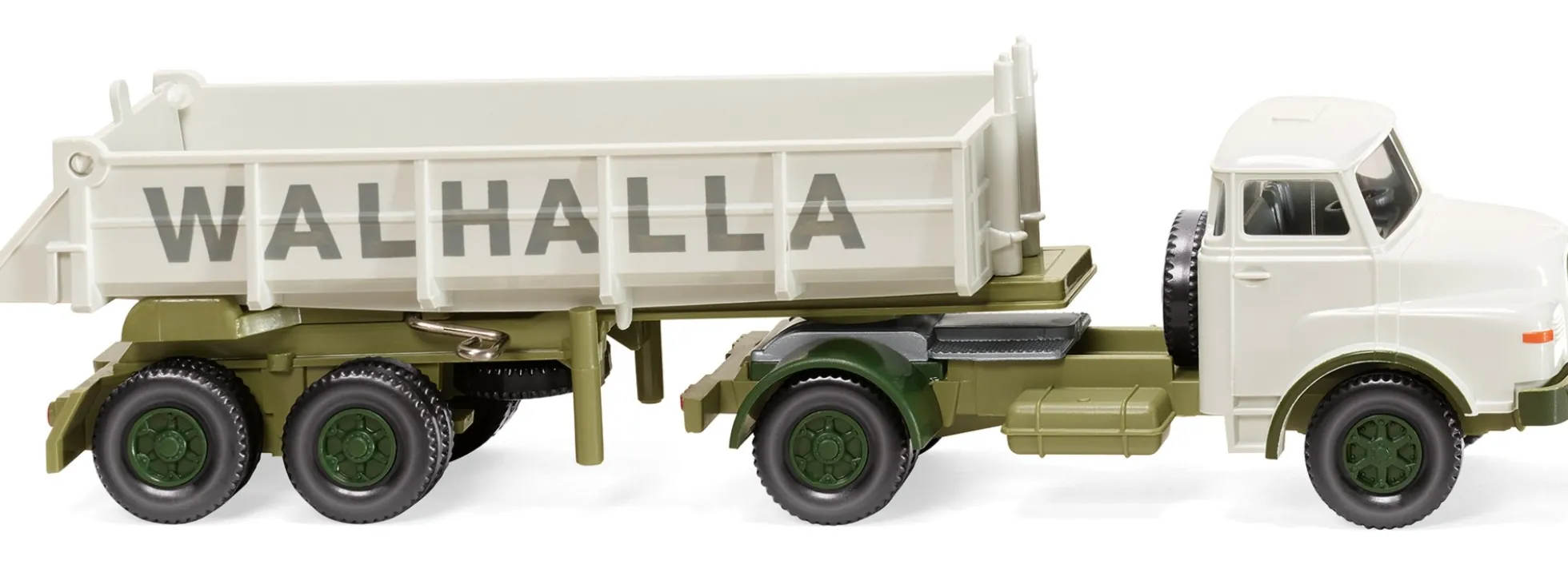 WIKING 067707 Hinterkippersattelzug (MAN) - Walhalla Kalk | LKW-Modell 1:87