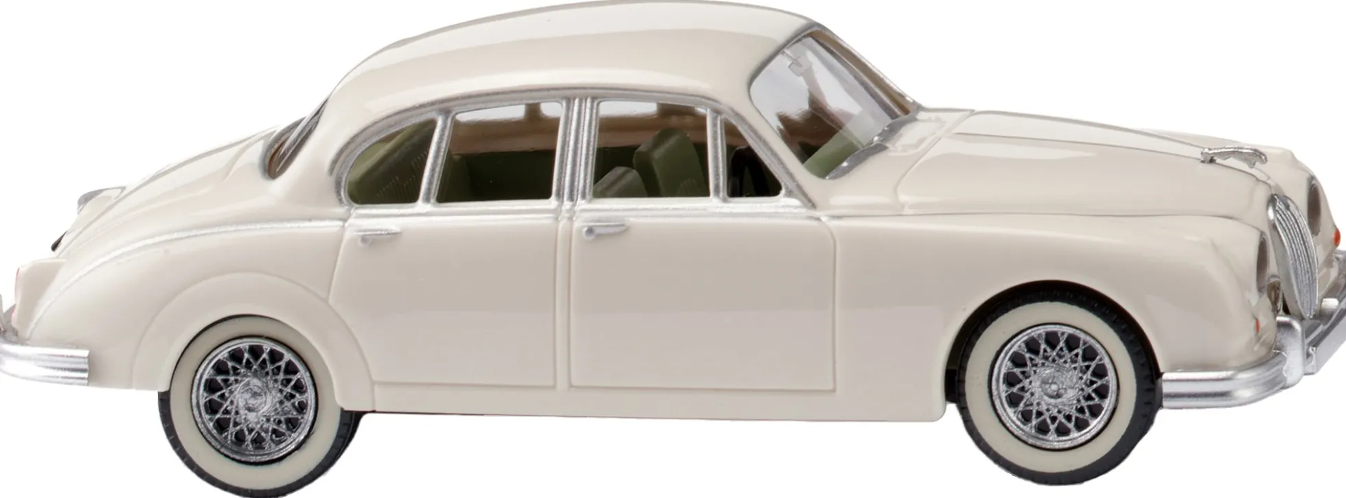 WIKING 081306 Jaguar MK II - perlweiß | Modellauto 1:87