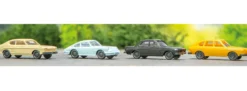 WIKING 091307 Klassische Personenwagen | 4 Stück | Modellauto 1:160
