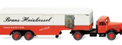 WIKING 051326 Koffersattelzug Henschel - Bruns | LKW-Modell 1:87