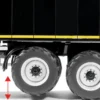 WIKING 077659 Krampe Rollbandwagen schwarz | Anhänger 1:32