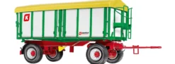 WIKING 077866 Kröger HKD 302 Zweiachs-Dreiseiten-Kippanhänger | Traktoranhängermodell 1:32