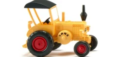 WIKING 088010 Lanz Bulldog mit Dach - gelb | Landwirtschafts-Modell 1:87