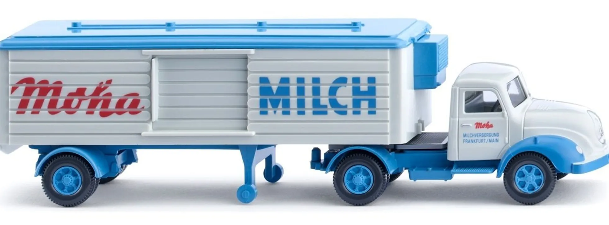 WIKING 052004 Magirus Hauber Kühlkoffersattelzug Moha Milch LKW-Modell 1:87