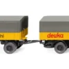 WIKING 043201 MB 1620 Pritschenhängerzug | deuka | LKW Modell 1:87