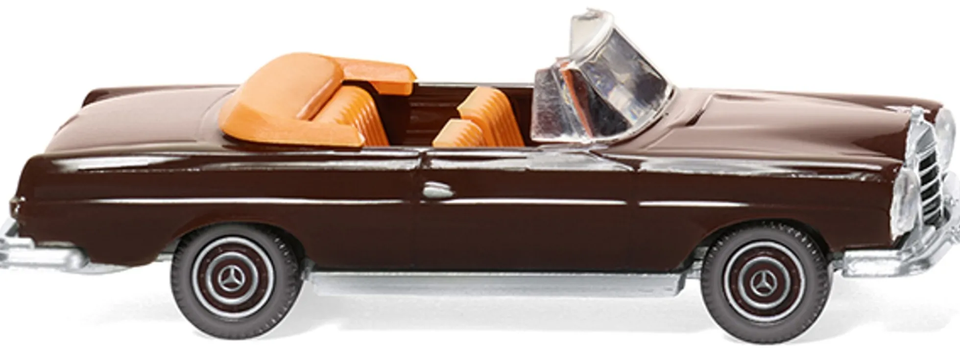WIKING 015302 MB 280 SE Cabrio - schokoladenbraun | Modellauto 1:87