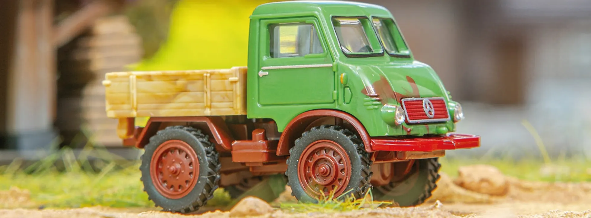 WIKING 036806 MB Unimog U 401 patiniert | Landwirtschaftsmodell 1:87