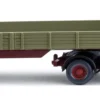 WIKING 051003 Mercedes-Benz Pritschensattelzug schilfgrün LKW-Modell 1:87