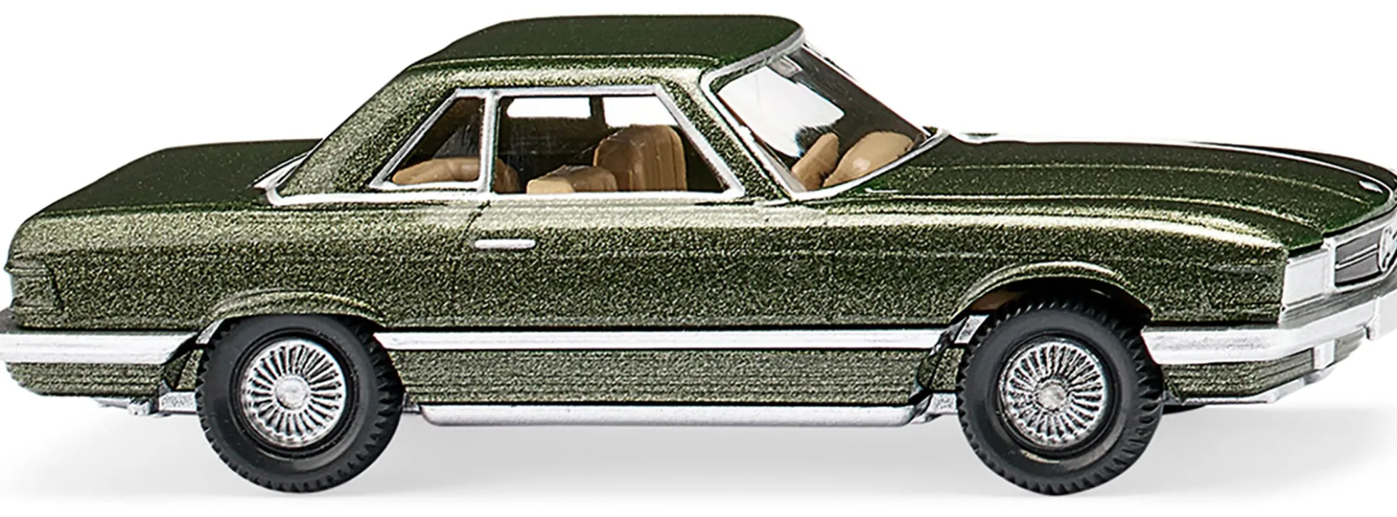 WIKING 014040 Mercedes-Benz 350 SL - zypressengrün-metallic | Modellauto 1:87