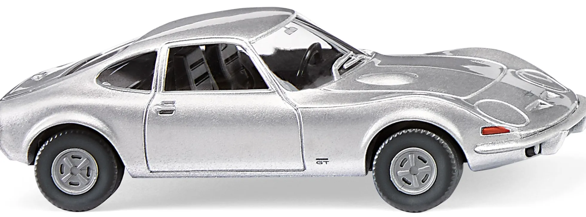 WIKING 080410 Opel GT - silber-metallic | Modellauto 1:87