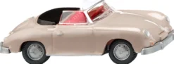 WIKING 016005 Porsche 356 Cabrio - sahara beige | Modellauto 1:87