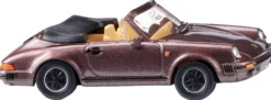 WIKING 016204 Porsche 911 SC Cabrio - rauchquarz-metallic | Modellauto 1:87