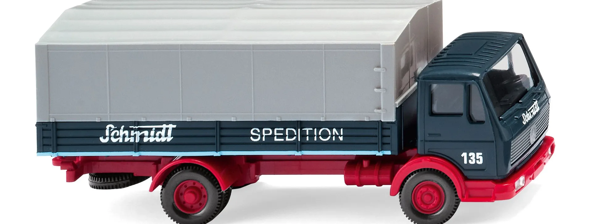 WIKING 043703 Pritschen-LKW MB NG - Spedition Schmidt | LKW-Modell 1:87