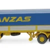 WIKING 051703 Pritschensattelzug Iveco Danzas | LKW-Modell 1:87