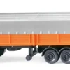 WIKING 095611 Pritschensattelzug Magirus - orange | LKW-Modell 1:160